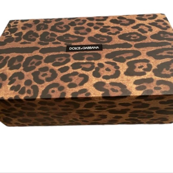 DOLCE & GABANA "Majolica Leopard" Rubber Pool Slides Size 5 - Picture 7 of 7